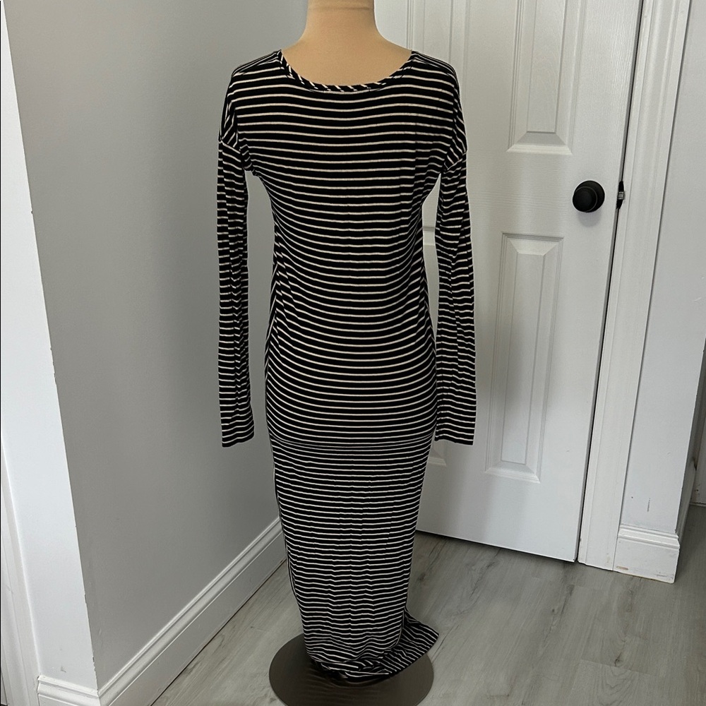 Peruvian Connection Striped Long Sleeve Maxi Dress - image 2